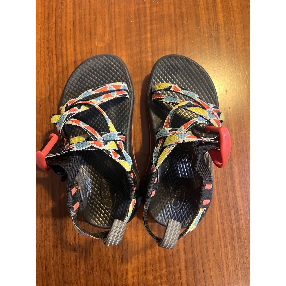 Chacos ZX/1 Ecotread Sandals Kid's/infants 10 Crust Multi Red Black Lightweight